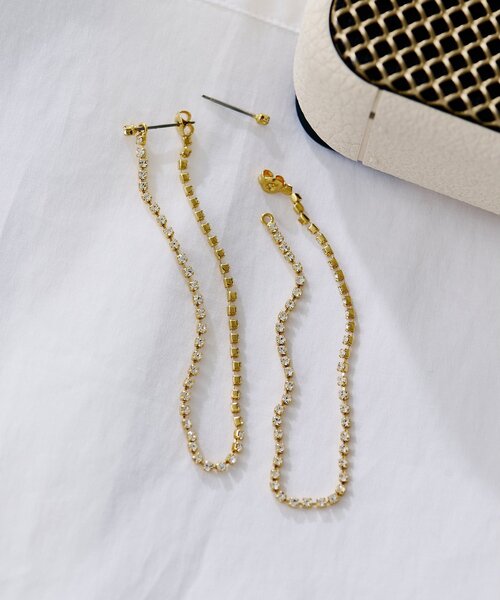 ビジューアレンジピアスGD ビジューアレンジピアスGD