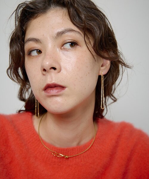 ビジューアレンジピアスGD