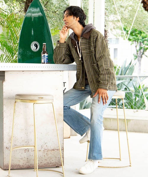 Kahiko(カヒコ)の「【Kahiko】SURF&Palms ジョアンMEN'Sジャケット(その他アウター・メンズ・ブラウン/カーキ・FREE)」の5枚目の写真