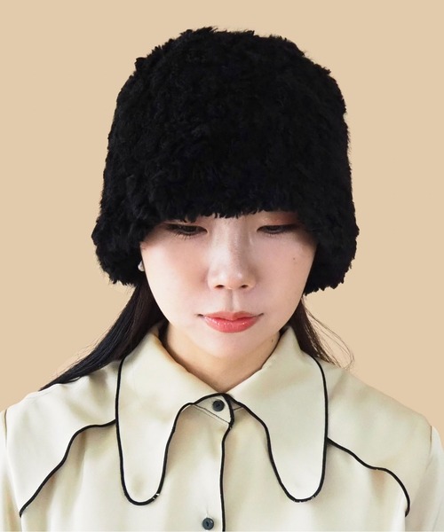 CONTROL FREAK(コントロールフリーク)の「CONTROL FREAK(コントロールフリーク)ベアロシアンキャップ(キャップ・レディース・ブラック/ブラウン・FREE)」の7枚目の写真