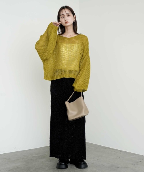 Bulue.(ブルー)の「【Bulue.】コード刺繍ベロアスカート(スカート・レディース・ブラック/ベージュ/ネイビー・FREE)」の22枚目の写真