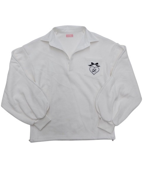 lilLilly(リルリリー)の「ワッフルラガーシャツミニワンピース(シャツ/ブラウス・レディース・グレー/ピンク/ホワイト・FREE)」の1枚目の写真