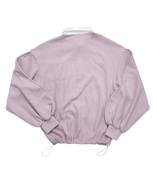 lilLilly(リルリリー)の「ワッフルラガーシャツミニワンピース(シャツ/ブラウス・レディース・グレー/ピンク/ホワイト・FREE)」の9枚目の写真