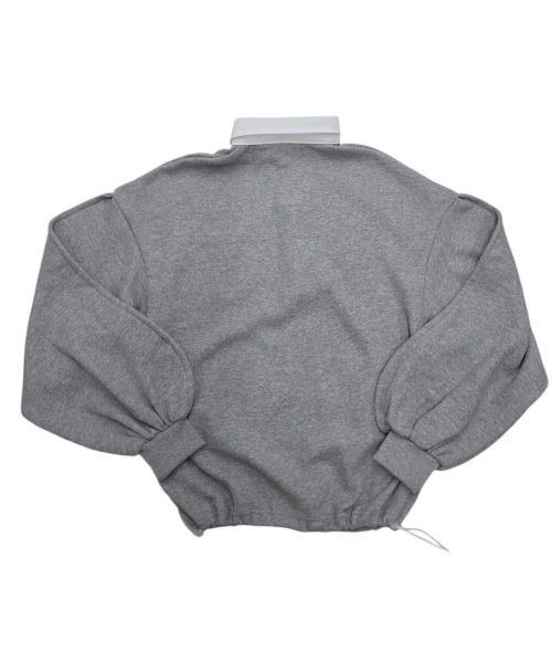 lilLilly(リルリリー)の「ワッフルラガーシャツミニワンピース(シャツ/ブラウス・レディース・グレー/ピンク/ホワイト・FREE)」の14枚目の写真