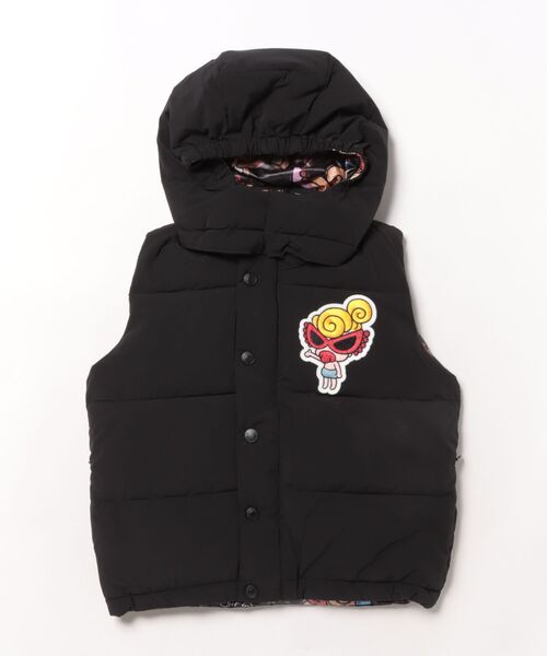 ヒステリックミニ　アウター　ダウン　リバーシブル　120cm テディ　キラキラ HYSTERIC MINI - ヒスミニ♡キラキラテディセットアップの通販