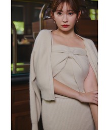 Lydie Ribbon-Tie Knit Ensemble