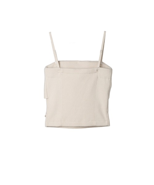 Lydie Ribbon-Tie Knit Ensemble（カーディガン/ボレロ）｜Her lip to