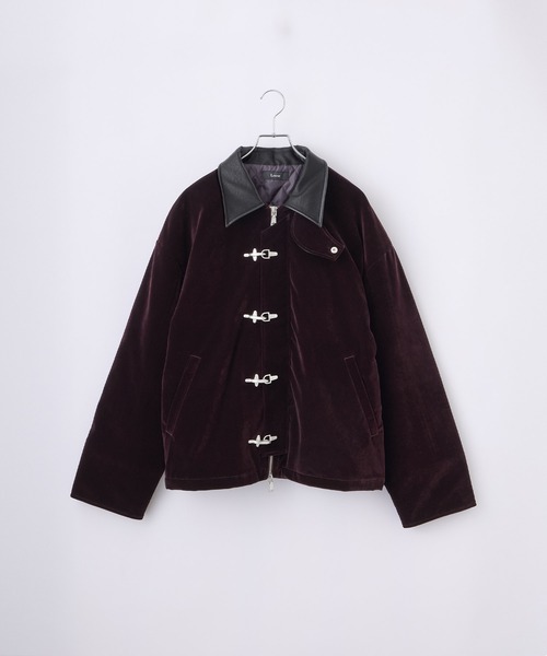 ファイヤーマン ベロア合皮切り替えジャケット（ブルゾン）｜Loose