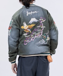 HOUSTON｜ヒューストンのスカジャン（グリーン・カーキ/緑色系