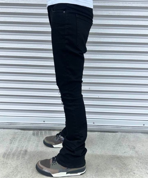mnml(ミニマル)の「mnml/ミニマル/X598 SKINNY STACKED DENIM(デニムパンツ・メンズ・ブルー/ブラック系その他/ホワイト/ブラック・28/29/30/34/32)」の16枚目の写真