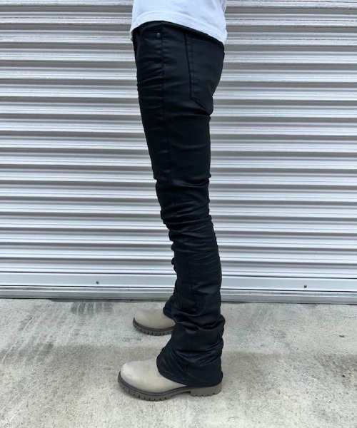 mnml(ミニマル)の「mnml/ミニマル/X598 SKINNY STACKED DENIM(デニムパンツ・メンズ・ブルー/ブラック系その他/ホワイト/ブラック・28/29/30/34/32)」の18枚目の写真
