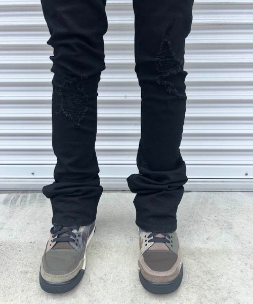 mnml(ミニマル)の「mnml/ミニマル/X598 SKINNY STACKED DENIM(デニムパンツ・メンズ・ブルー/ブラック系その他/ホワイト/ブラック・28/29/30/34/32)」の19枚目の写真