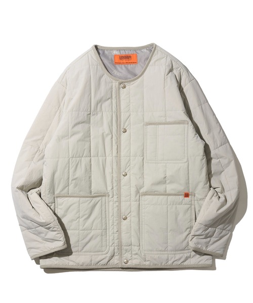 UNIVERSAL OVERALL(ユニバーサルオーバーオール)の「【UNIVERSAL OVERALL】キルティング中綿ジャケット(ブルゾン・レディース・ブラック/カーキ/グレー・MEDIUM/LARGE/X-LARGE)」の6枚目の写真