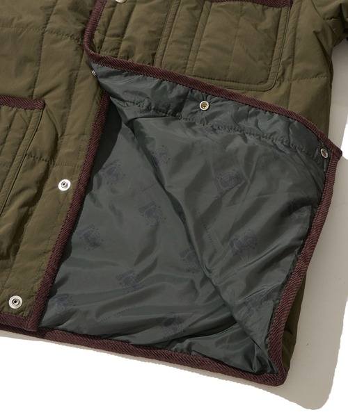 UNIVERSAL OVERALL(ユニバーサルオーバーオール)の「【UNIVERSAL OVERALL】キルティング中綿ジャケット(ブルゾン・レディース・ブラック/カーキ/グレー・MEDIUM/LARGE/X-LARGE)」の8枚目の写真