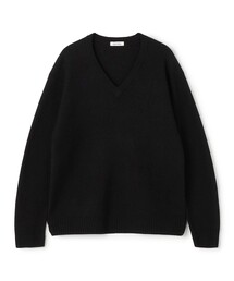 EDITION | スラブ縮絨 Vネックプルオーバー(ニット/セーター)