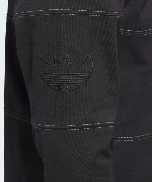 adidas(アディダス)の「シュムーフォイルヘビーウェイト ラグビー長袖シャツ / ロンT / アディダスオリジナルス adidas Originals(Tシャツ/カットソー・メンズ・ブラック/ホワイト×グリーン・XX-LARGE/LARGE/MEDIUM/X-LARGE/SMALL/3XL/X-SMALL)」の7枚目の写真