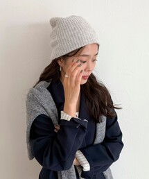fredy emue | アンゴラ混リブニットキャップ(ニットキャップ/ビーニー)