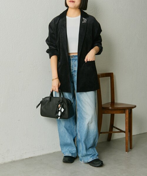 ear PAPILLONNER（イアパピヨネ）の「《インフルエンサーuchida企画/本革》柄カードケース（カードケース・レディース・ブラック・FREE）」の8枚目の写真