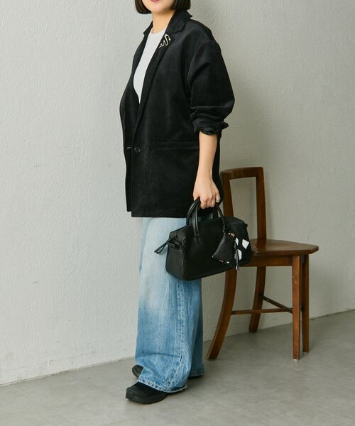 ear PAPILLONNER（イアパピヨネ）の「《インフルエンサーuchida企画/本革》柄カードケース（カードケース・レディース・ブラック・FREE）」の9枚目の写真