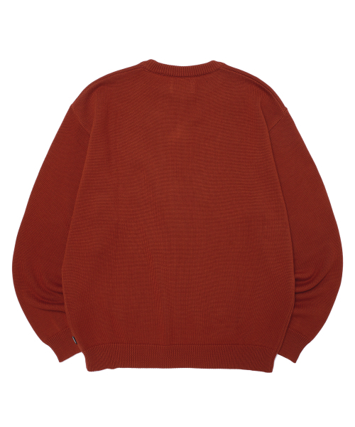 WKNDRS(ウィーキャンドース)の「SKULL KNITTED SWEATER (BURGUNDY)(ニット/セーター・レディース・その他・LARGE/X-LARGE/MEDIUM)」の2枚目の写真