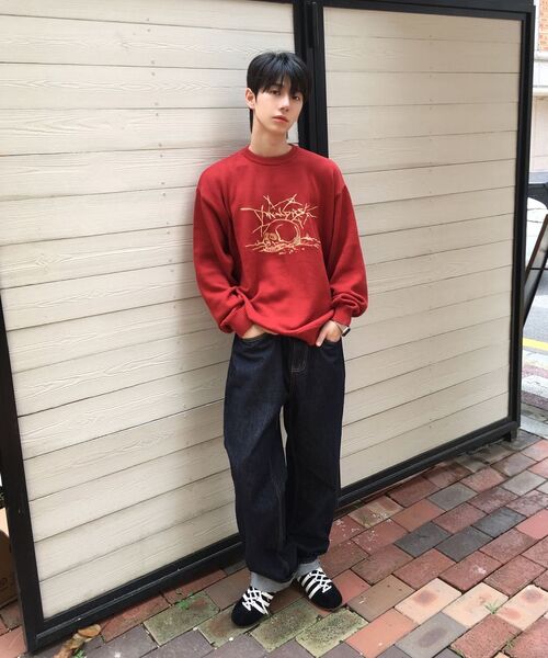 WKNDRS(ウィーキャンドース)の「SKULL KNITTED SWEATER (BURGUNDY)(ニット/セーター・レディース・その他・LARGE/X-LARGE/MEDIUM)」の9枚目の写真