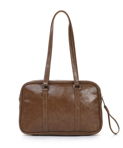 NICK&NICOLE(ニックアンドニコール)の「CRYSTAL LEATHER BOSTON BAG_CAMEL(ショルダーバッグ・レディース・その他・FREE)」の3枚目の写真