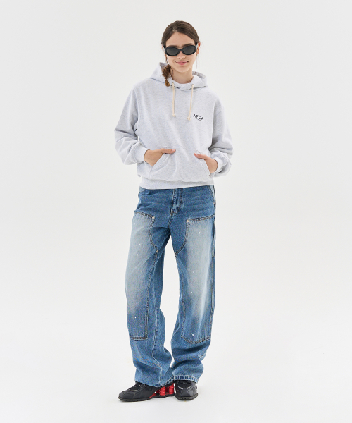 AECA（エイカ）の「AECA SIGNATURE HOODIE-LIGHT GREY（パーカー・レディース・その他・SMALL/MEDIUM/LARGE/X-LARGE）」の11枚目の写真