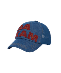 AAKAM（アーカム）の「Denim Trucker Cap (Blue)（キャップ）」