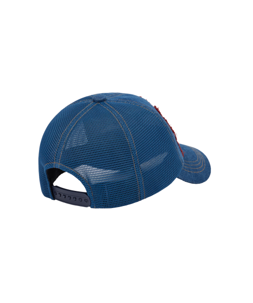 セール】Denim Trucker Cap (Blue)（キャップ）｜AAKAM（アーカム）の
