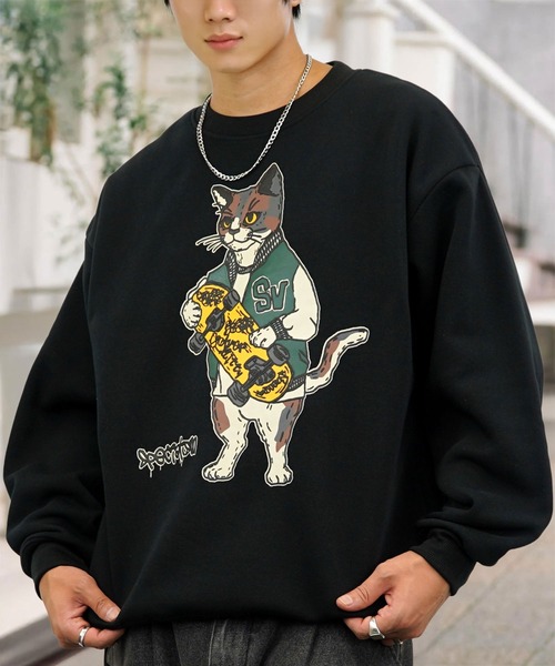 L'atelier(ラトリエ)の「グラフィック ワイド スウェット プルオーバー 裏起毛 長袖 トレーナー 韓国(スウェット・メンズ・ホワイト系4/ブラック系4/グレー系4/ブラック系1/ネイビー系1/ブラック系2/ネイビー系2/ホワイト系1/ホワイト系2/ブラウン系2/ダークブラウン系1/ホワイト系5/ホワイト系3/グリーン系3/ネイビー系7/ブラック系5/グレー系5/ブラック系6/グレー系3/ブラック系7/ホワイト系6/ブラック系その他6/ブラック系3/グリーン系5/グリーン系6/ホワイト系7/ブラック系その他7/ブラック系8/ホワイト系8/グリーン系8/ネイビー系8/ブラック系その他/ホワイト系その他・M/LL/L)」の18枚目の写真
