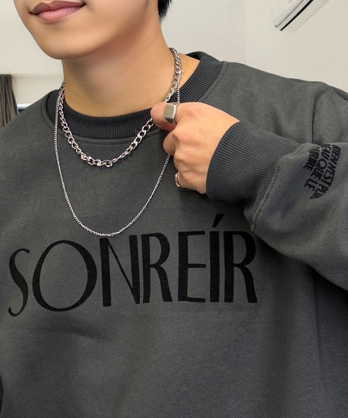 L'atelier(ラトリエ)の「グラフィック ワイド スウェット プルオーバー 裏起毛 長袖 トレーナー 韓国(スウェット・メンズ・ホワイト系4/ブラック系4/グレー系4/ブラック系1/ネイビー系1/ブラック系2/ネイビー系2/ホワイト系1/ホワイト系2/ブラウン系2/ダークブラウン系1/ホワイト系5/ホワイト系3/グリーン系3/ネイビー系7/ブラック系5/グレー系5/ブラック系6/グレー系3/ブラック系7/ホワイト系6/ブラック系その他6/ブラック系3/グリーン系5/グリーン系6/ホワイト系7/ブラック系その他7/ブラック系8/ホワイト系8/グリーン系8/ネイビー系8/ブラック系その他/ホワイト系その他・M/LL/L)」の11枚目の写真