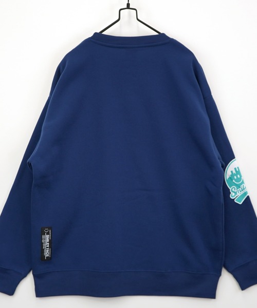 セール】グラフィック ワイド スウェット プルオーバー 裏起毛 長袖