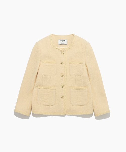 TTUDEMENT(トュードメント)の「BOUCLE TWEED JACKET BUTTER(その他アウター・レディース・その他・MEDIUM)」の5枚目の写真