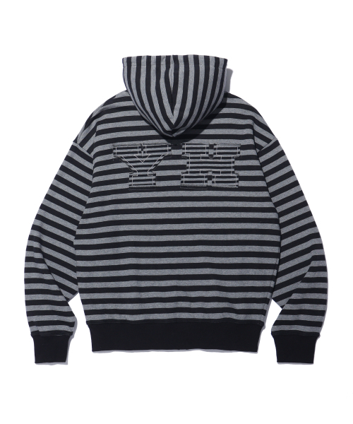 YOUHEE（ユヒ）の「I LOVE APPLIQUE HOOD ZIP-UP CHARCOAL（パーカー・レディース・チャコール・FREE）」の10枚目の写真