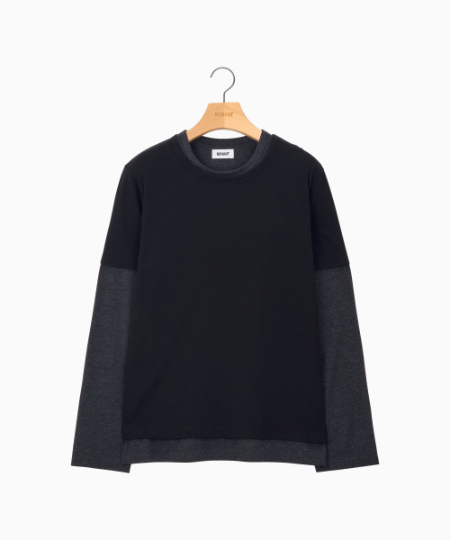 NOHANT（ノアン）の「レイヤードTシャツセット ブラック（Tシャツ/カットソー・レディース・ブラック・SMALL/MEDIUM/LARGE）」の11枚目の写真
