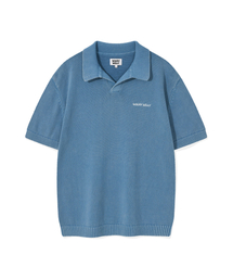 Wacky WiLLy（ワッキーウィリー）の「Vintage Washed Collar Knit Blue（ニット/セーター・メンズ）」