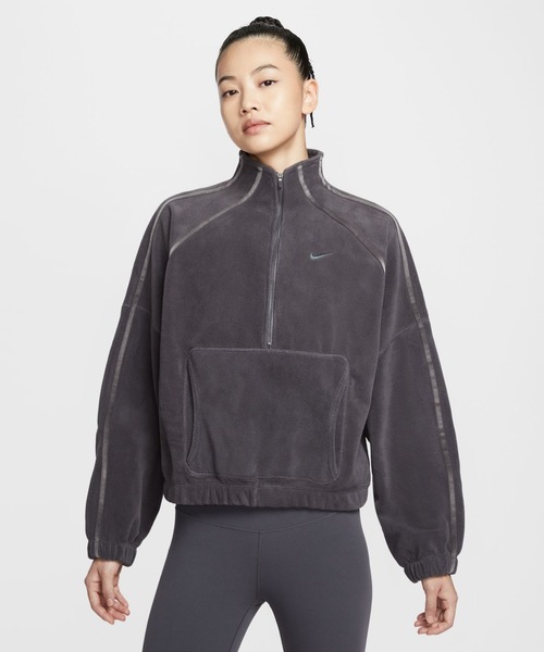 NIKE（ナイキ）の「ナイキ NIKE ナイキ  ワン TF ポーラー ハーフジップ L/S トップ（その他トップス・レディース・サックスブルー/ダークグレー・M/L/XL）」の2枚目の写真