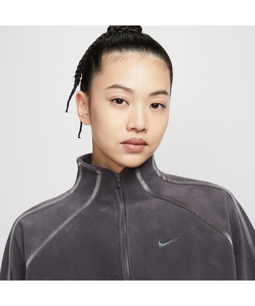 NIKE（ナイキ）の「ナイキ NIKE ナイキ  ワン TF ポーラー ハーフジップ L/S トップ（その他トップス・レディース・サックスブルー/ダークグレー・M/L/XL）」の10枚目の写真