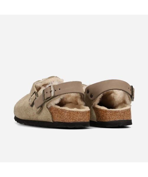 BIRKENSTOCK（ビルケンシュトック）の「BIRKENSTOCK TOKIO SHEARLING SUEDE LEATHER -NARROW- / ビルケンシュトック トキオ シアリング スエードレザー ナローフィット / 1028349（スニーカー・レディース・ベージュ・36/37/38/39/35）」の3枚目の写真