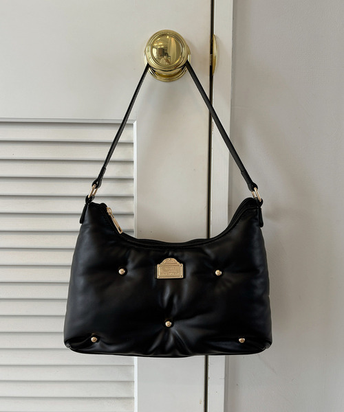 my twilight（マイトワイライト）の「mytwilight PARISモチーフ パフィーバッグ（ハンドバッグ・レディース・アイボリー/ブラック/ライトブルー・FREE）」の6枚目の写真