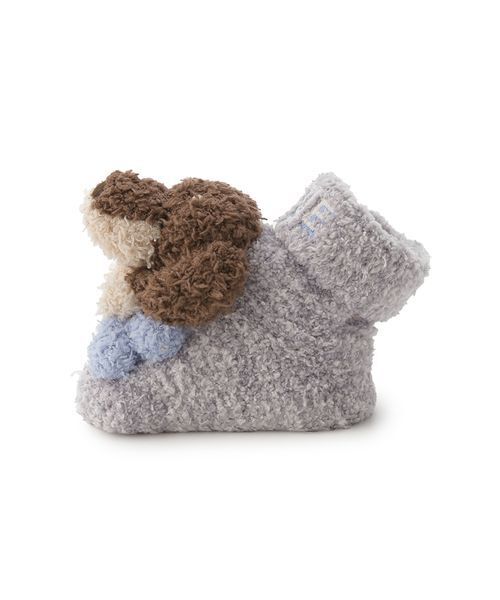 gelato pique(ジェラートピケ)の「【BABY】ベビモコダックスフンドソックス(ベビーシューズ/ベビーソックス・キッズ・グレー/ピンク・7)」の5枚目の写真