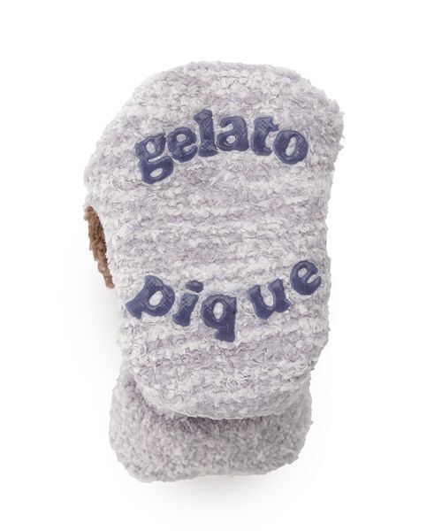 gelato pique(ジェラートピケ)の「【BABY】ベビモコダックスフンドソックス(ベビーシューズ/ベビーソックス・キッズ・グレー/ピンク・7)」の6枚目の写真