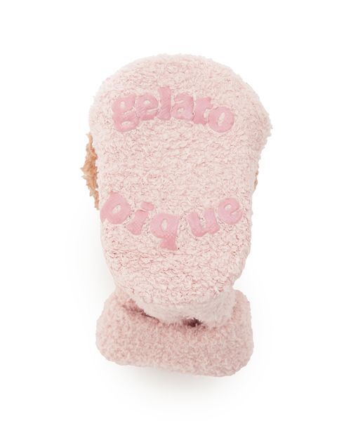 gelato pique(ジェラートピケ)の「【BABY】ベビモコダックスフンドソックス(ベビーシューズ/ベビーソックス・キッズ・グレー/ピンク・7)」の7枚目の写真