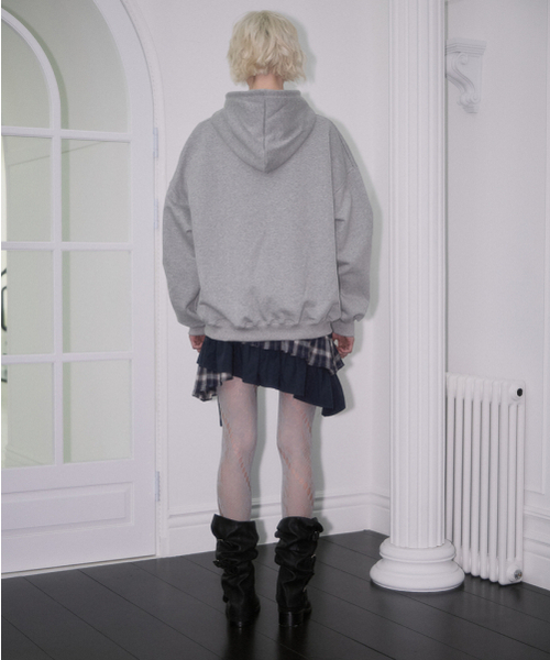 ROSEFRANTZ（ロゼフランツ）の「Dot Heart Hoodie [Gray]（パーカー・レディース・アッシュグレー・OS）」の4枚目の写真