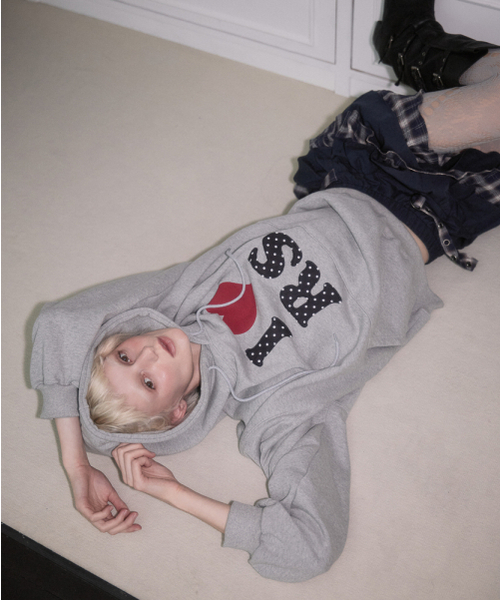 ROSEFRANTZ（ロゼフランツ）の「Dot Heart Hoodie [Gray]（パーカー・レディース・アッシュグレー・OS）」の15枚目の写真
