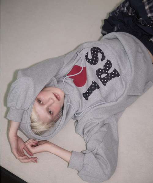 ROSEFRANTZ（ロゼフランツ）の「Dot Heart Hoodie [Gray]（パーカー・レディース・アッシュグレー・OS）」の16枚目の写真