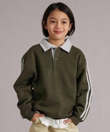 PAIRMANON STREET（ペアマノンストリート）の「裏起毛 襟付き サイドライン スウェット トレーナー【PAIRMANON STREET】（スウェット）」