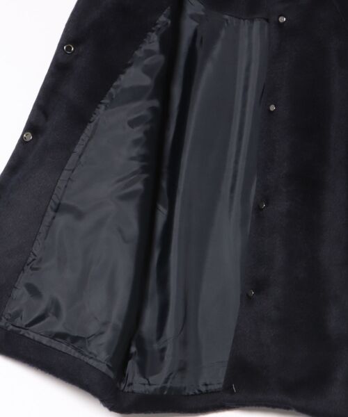 flower（フラワー）の「フラッフィーコート5（ノーカラーコート・レディース・ホワイト/ネイビー・FREE）」の22枚目の写真