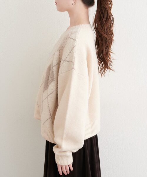 natural couture（ナチュラルクチュール）の「フェザーアーガイルゆる