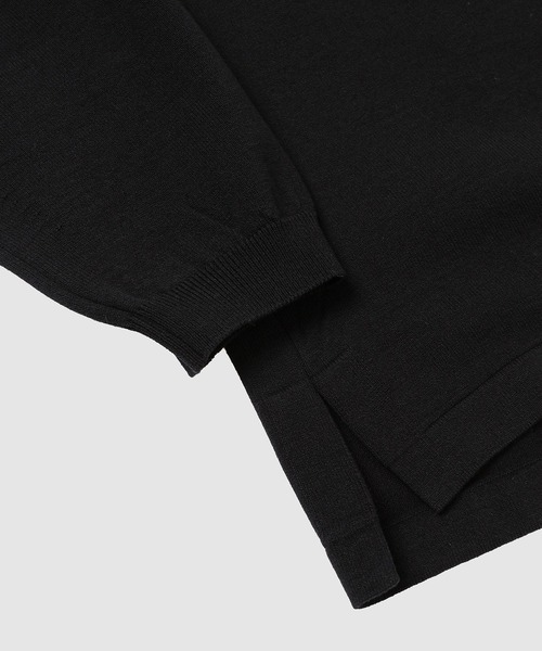 COMME des GARCONS HOMME(コム デ ギャルソン・オム)の「COTTON WOOL OVERSIZE KNIT(ニット/セーター・メンズ・ブラック/ネイビー・L/M/S)」の6枚目の写真